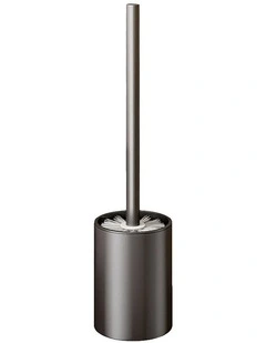 SOGA 27cm Wall Mounted Toilet Brush Holder Bathroom Cleaning Brush Dark Grey