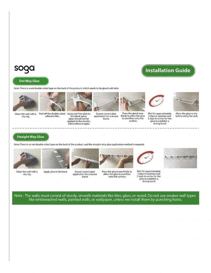 SOGA 2X Silver Bathroom Corner Shelf Rack with Hooks Wall Mounted image 3