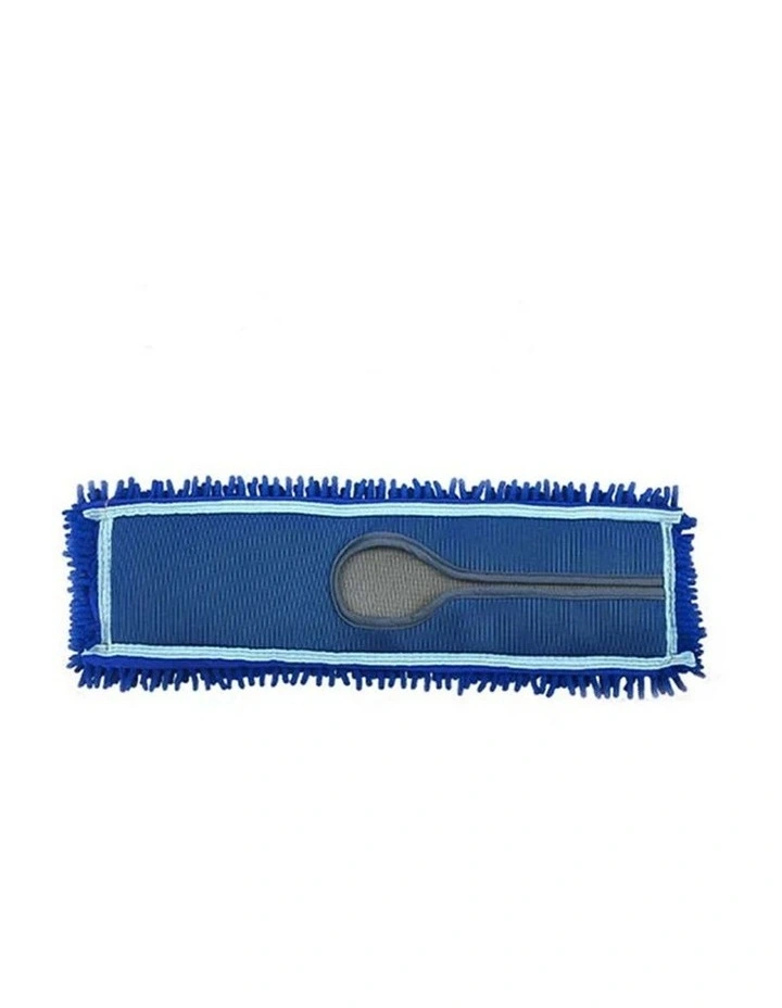 SOGA Flat Mop Replacement Pad 100 x 22cm Blue image 1