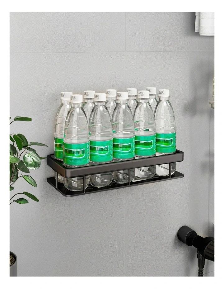 SOGA Shower Caddies 2 Pack 33cm Black Self-Adhesive image 6