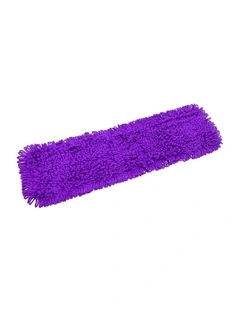 SOGA Flat Mop Replacement Pad 90 x 22cm Purple