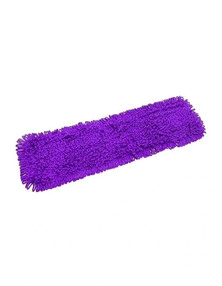 SOGA Flat Mop Replacement Pad 90 x 22cm Purple image 1