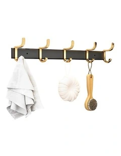 SOGA Towel Rack 41cm with Hooks