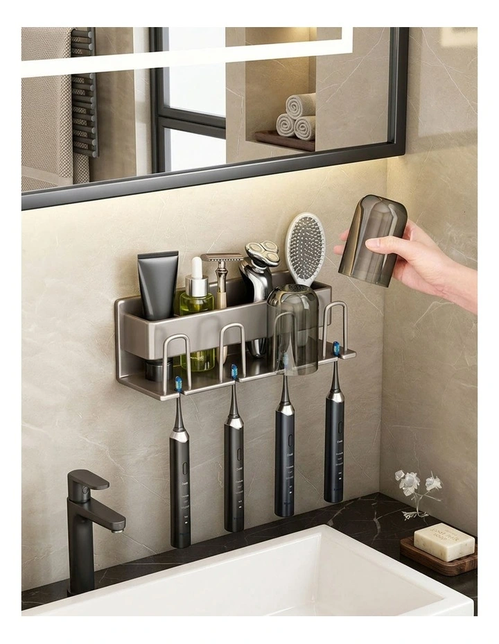 SOGA Shower Caddy 27cm Self-Adhesive image 5