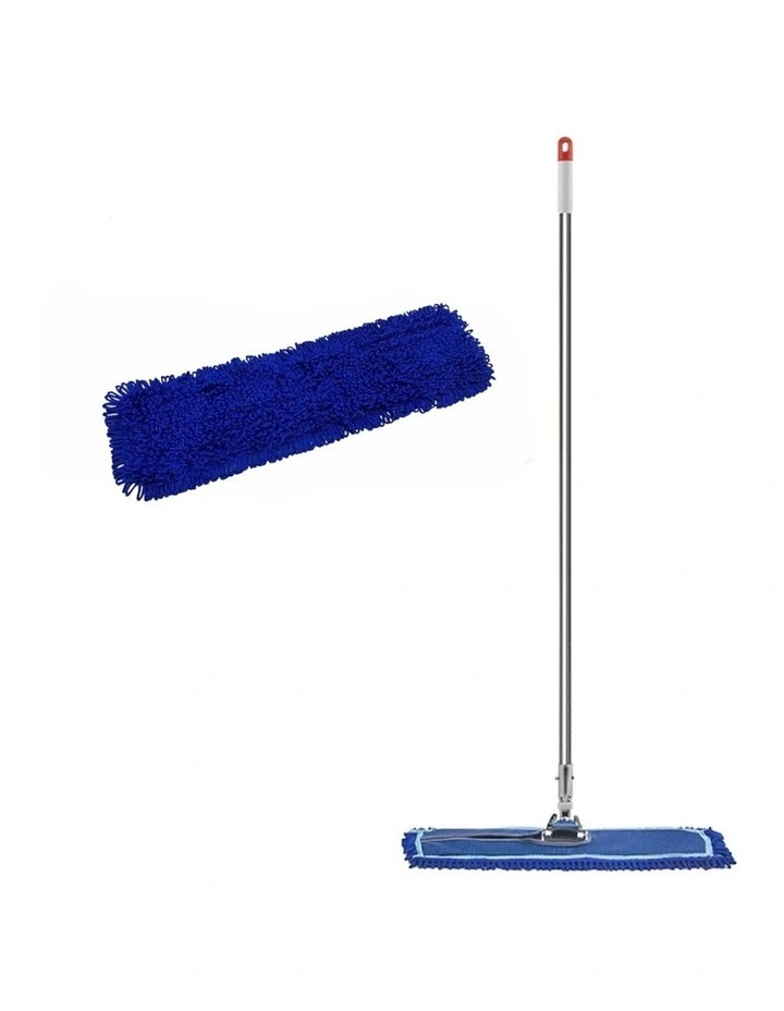 SOGA Microfibre Flat Mop 100cm Blue image 1