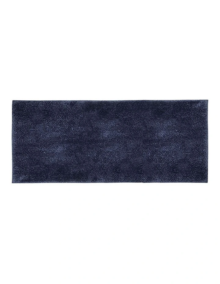 Microplush Bath Runner 50 x 140cm Navy image 1