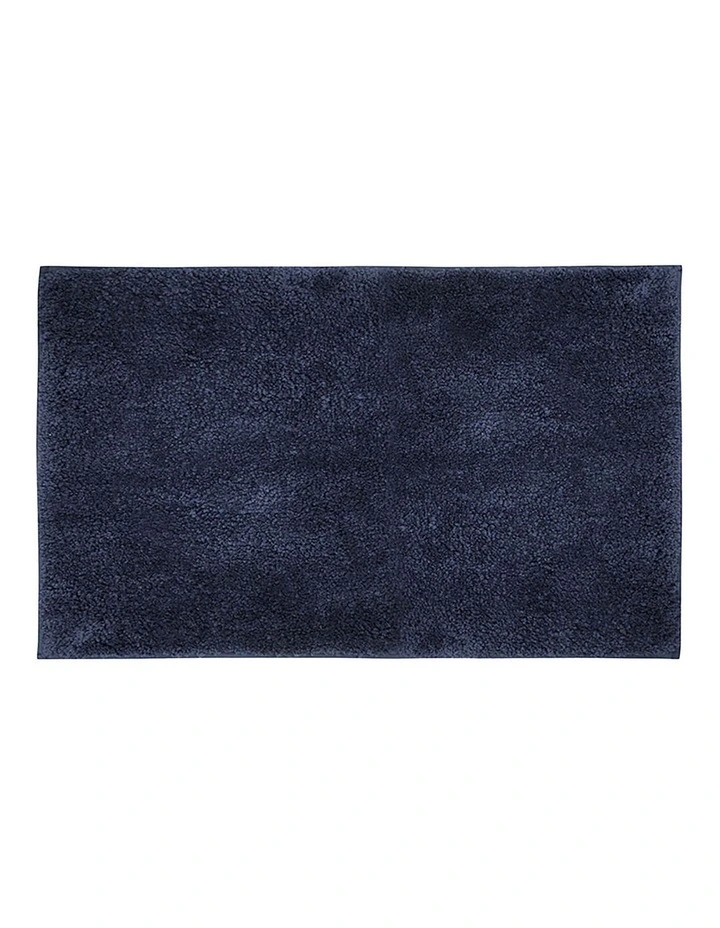 Microplush Giant Bath Mat 60 x 100cm Navy image 1