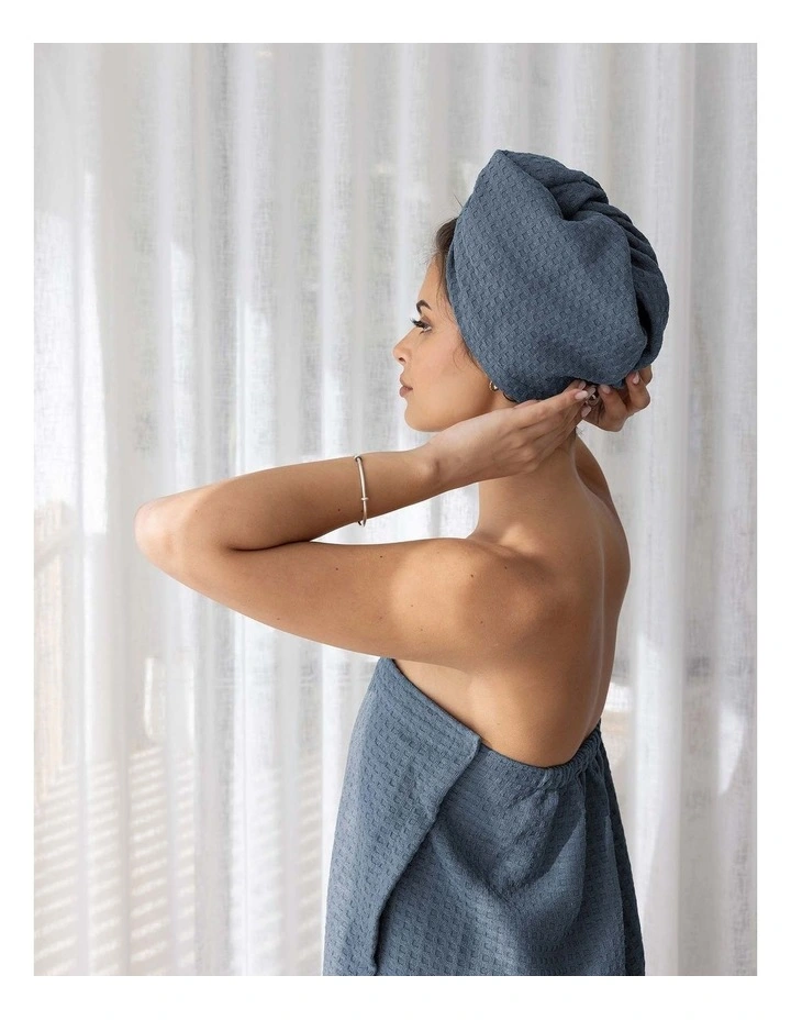 Matrix Microfibre Hair Wrap Denim image 2