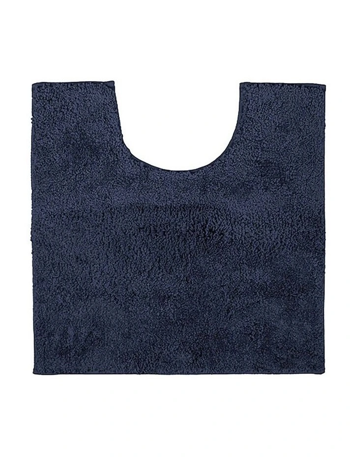 Microplush Contour Mat 50 x 50cm Navy image 1