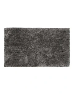 Microplush Large Bath Mat 50 x 80cm Pewter