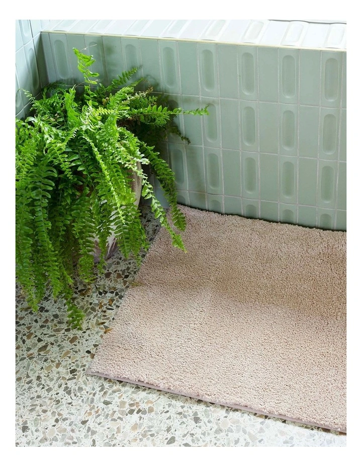 Microplush Giant Bath Mat 60 x 100cm Buff image 2