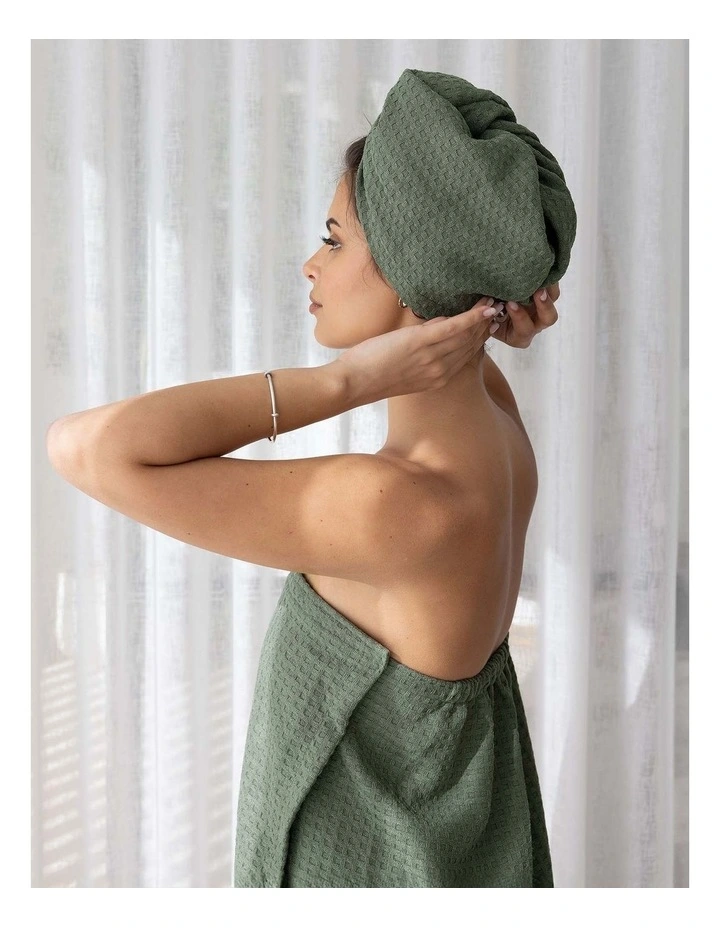 Matrix Microfibre Hair Wrap Moss image 2