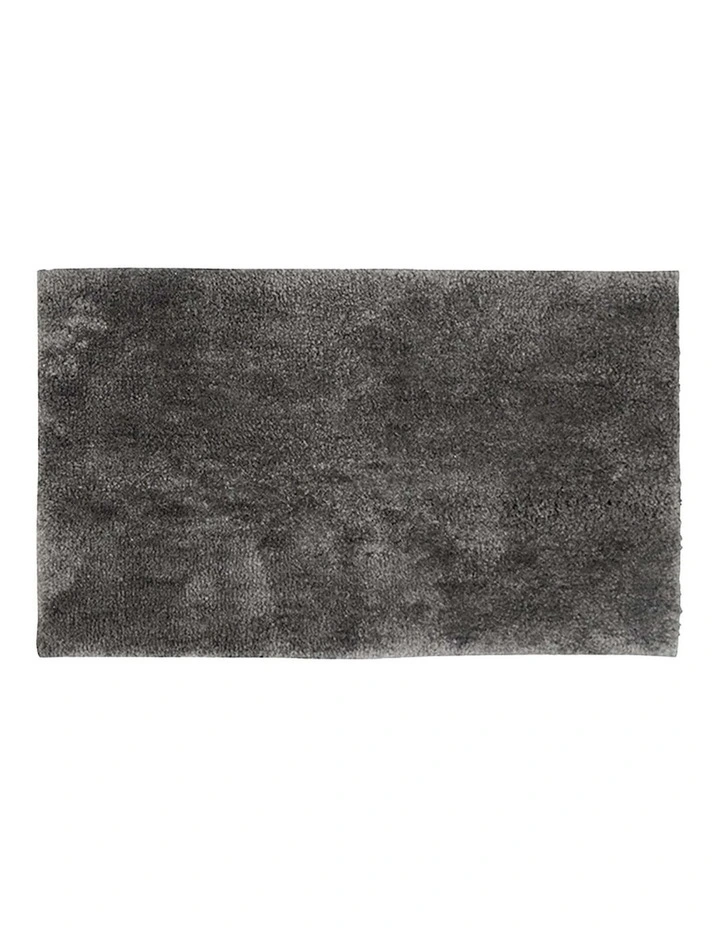 Microplush Giant Bath Mat 60 x 100cm Pewter image 1