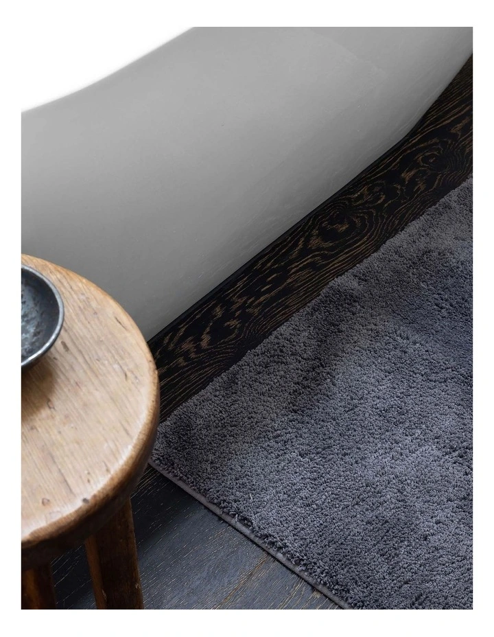 Microplush Giant Bath Mat 60 x 100cm Pewter image 2