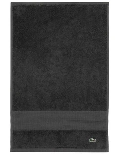 LLecroco Guest Towel in Bitume