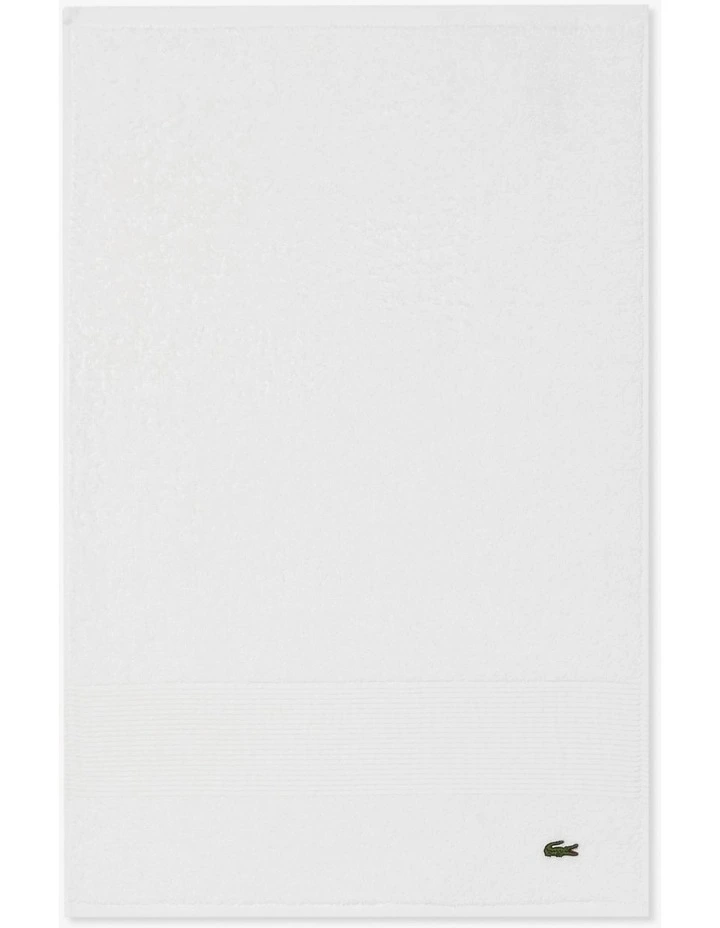 LLecroco Guest Towel in Blanc image 1