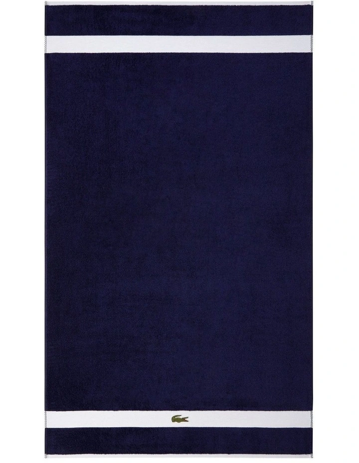 LCasual Bath Sheet in Marine image 1