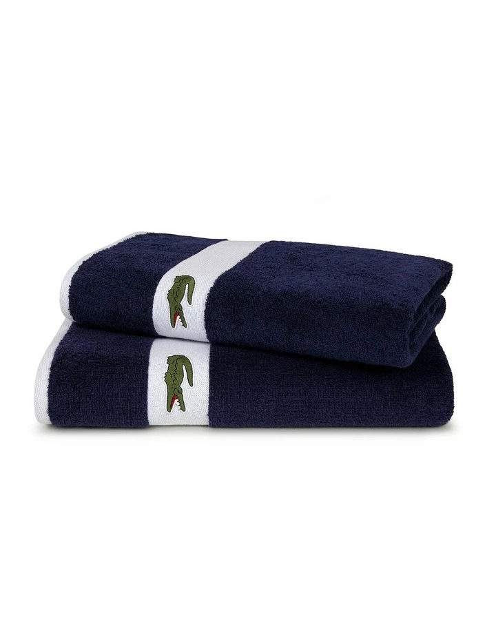 LCasual Bath Sheet in Marine image 4