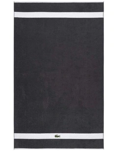 LCasual Bath Sheet in Bitume