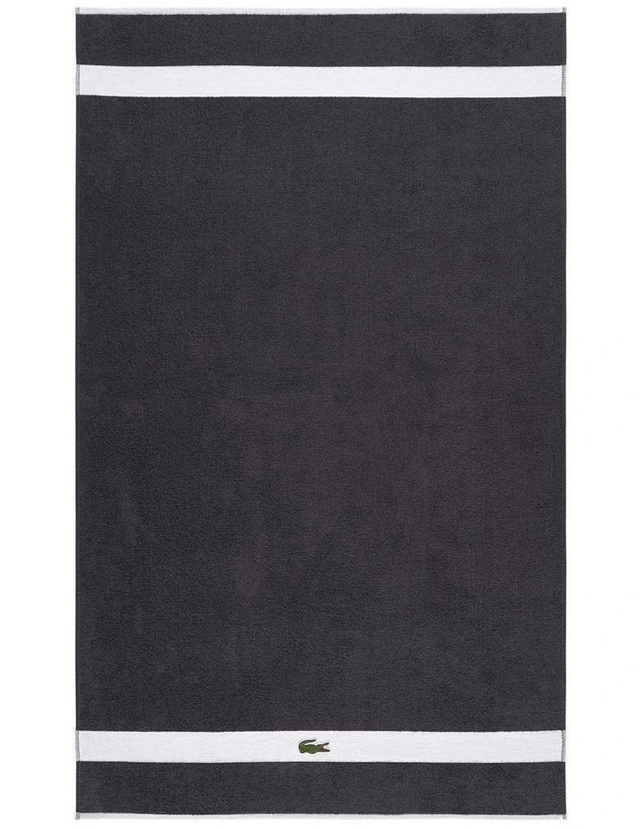 LCasual Bath Sheet in Bitume image 1
