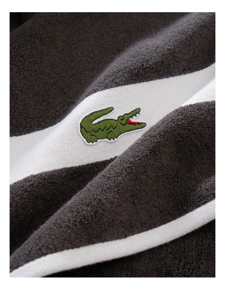 LCasual Bath Sheet in Bitume image 2