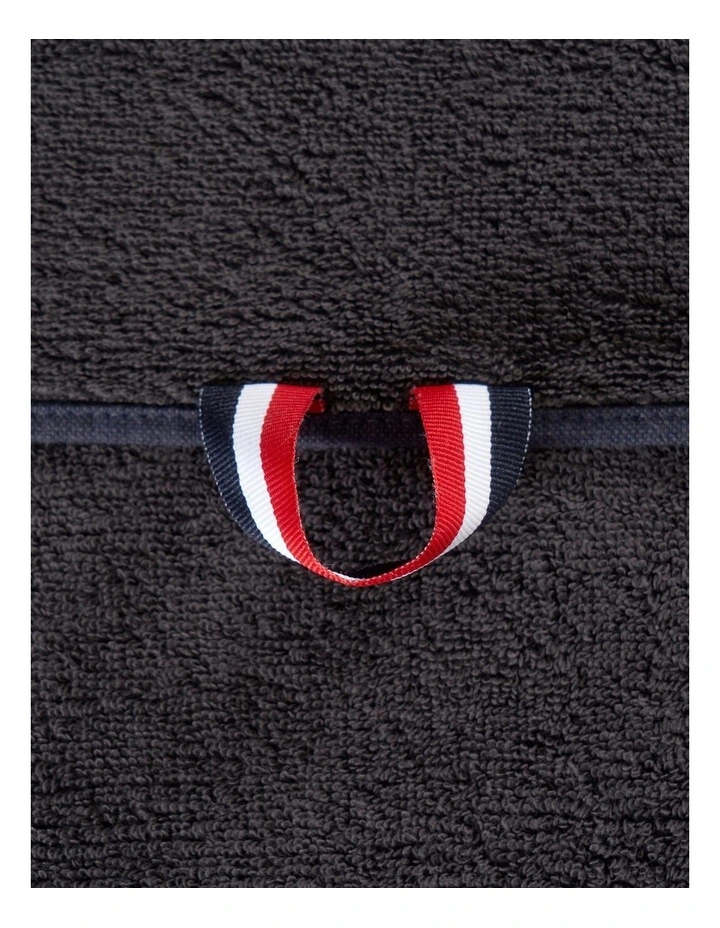 LCasual Bath Sheet in Bitume image 3