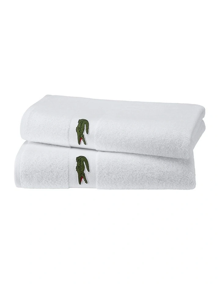 LCasual Bath Sheet in Blanc image 4