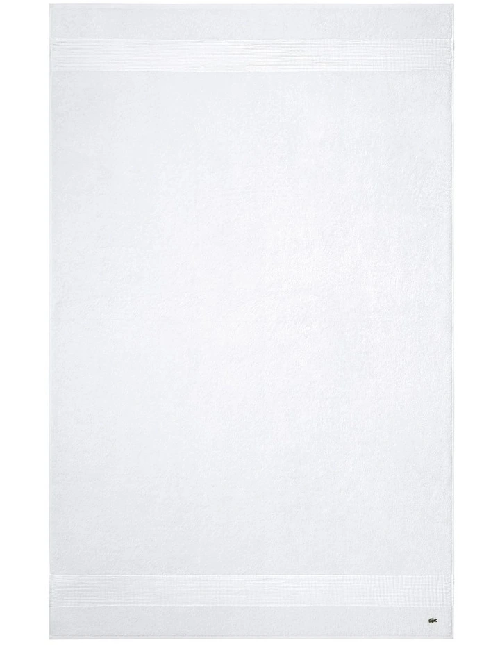 LLecroco Bath Sheet in Blanc image 1
