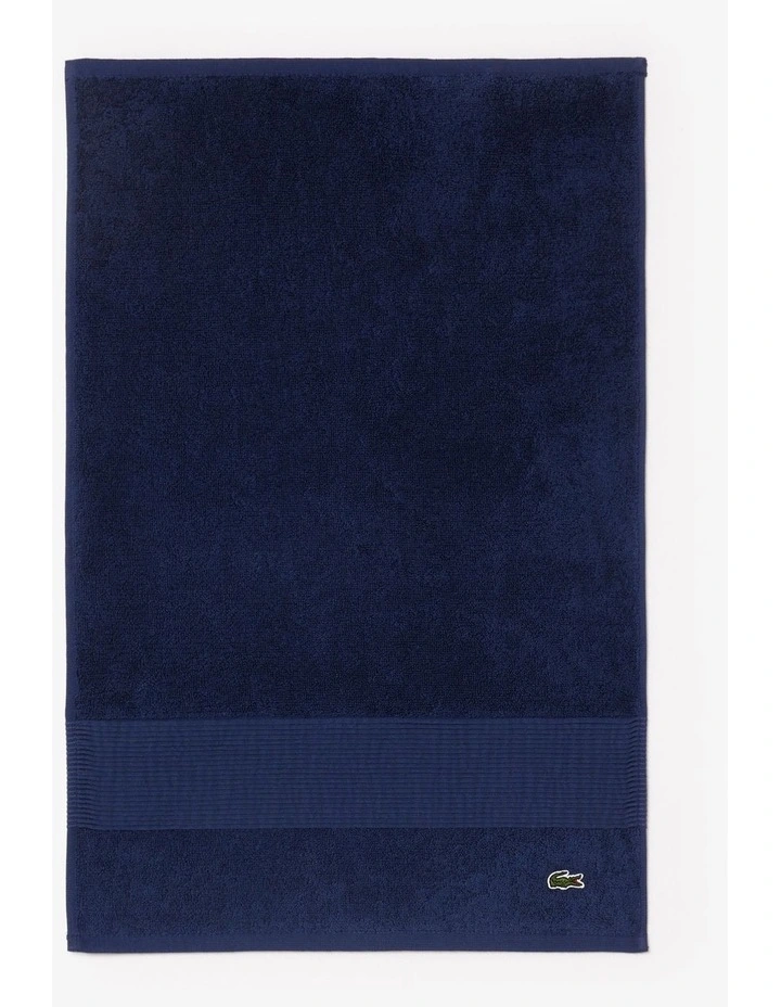 LLecroco Guest Towel in Marine image 1