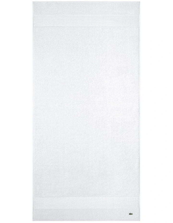 LLecroco Bath Towel in Blanc image 1