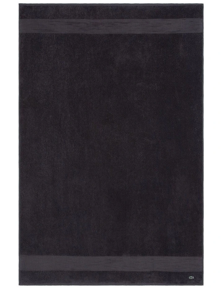 LLecroco Bath Sheet in Bitume image 1