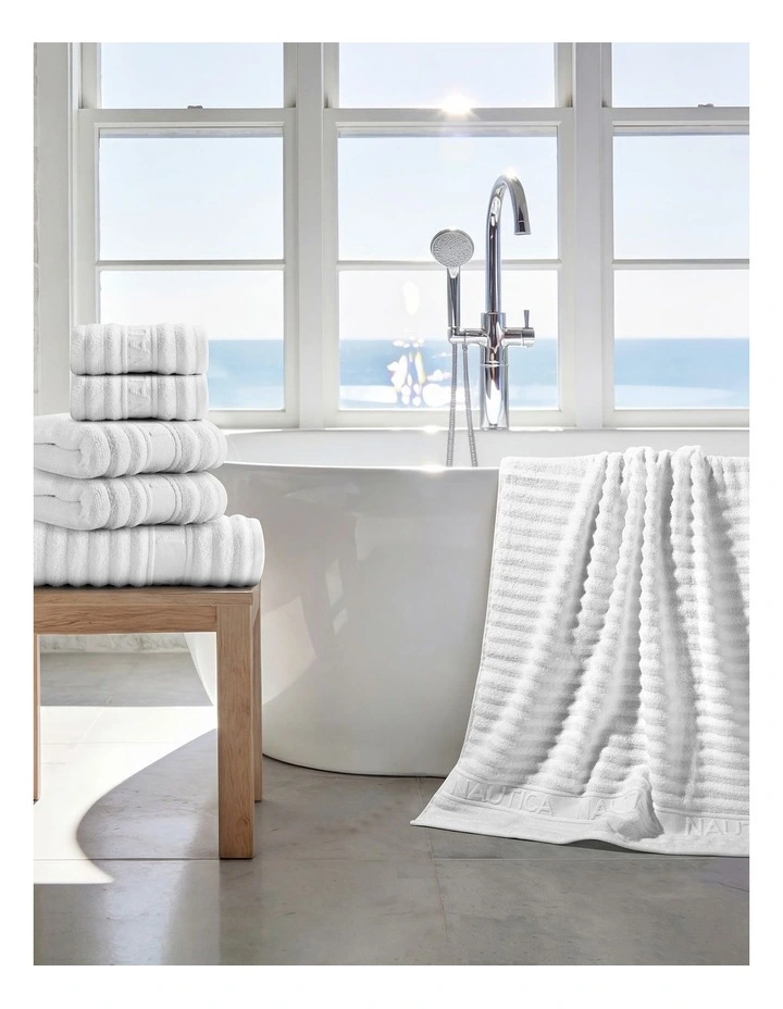 Sandy Bay 6 Piece Towel Set in White image 1
