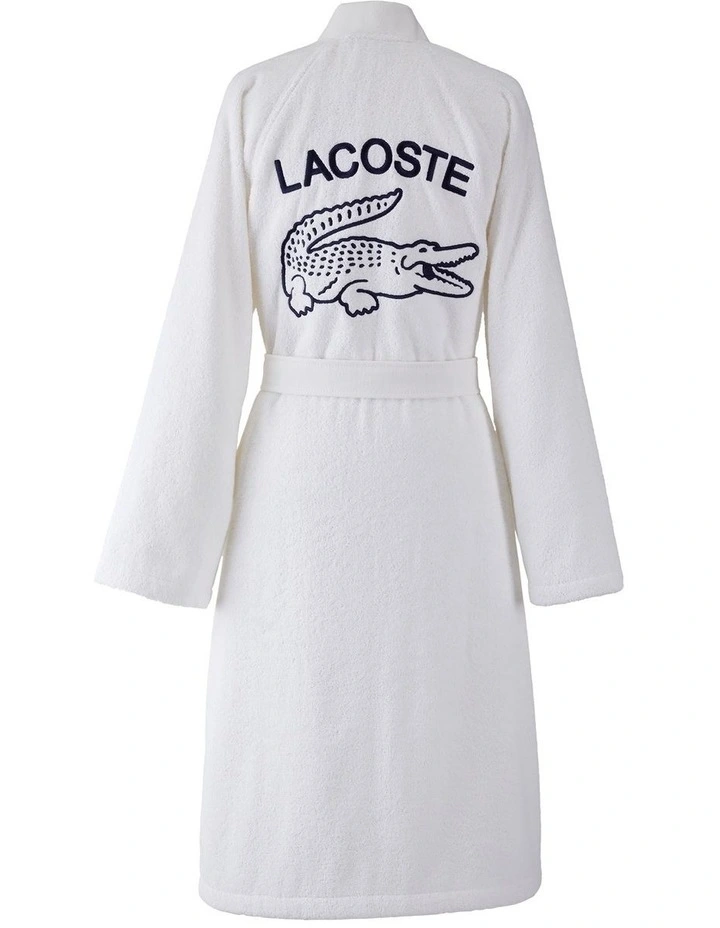 LDefile Bath Robe in White image 2