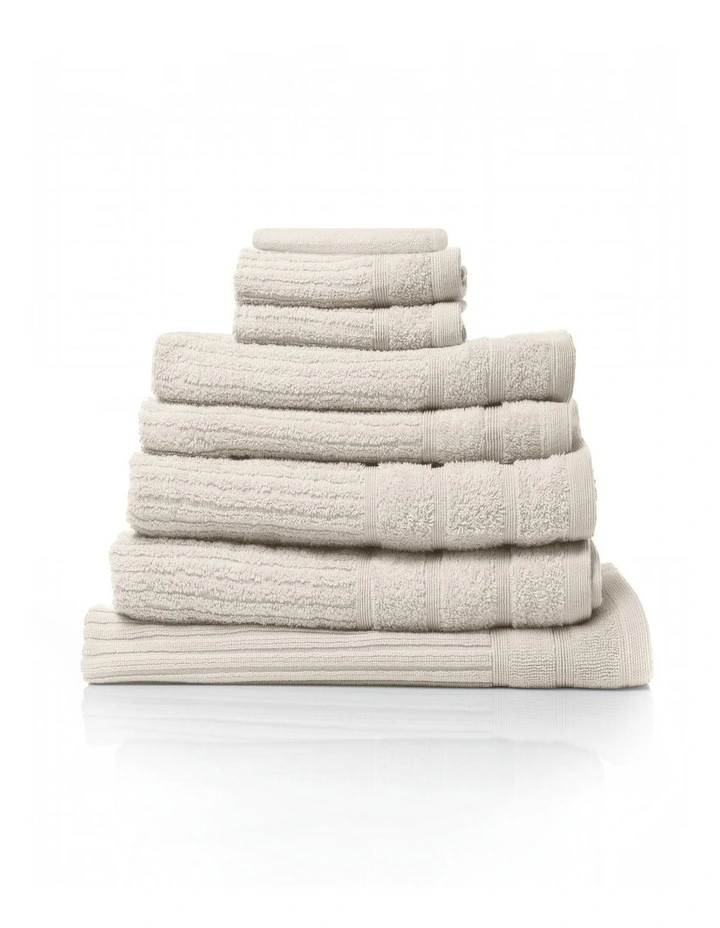 Eden 600GSM 100% Cotton Luxury Bath Towel Set 8 Piece image 1