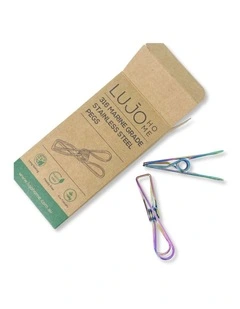 Stainless steel pegs Rainbow 20 Pack