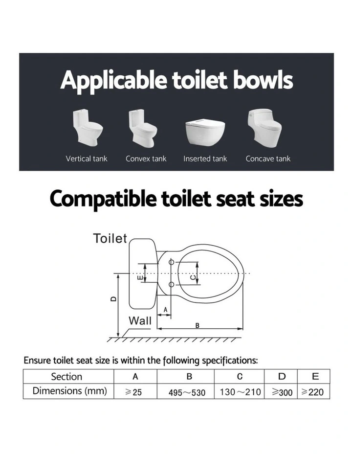 Cefito Electric Bidet Toilet Seat Cover Bathroom Spray Water Wash V Shape image 7