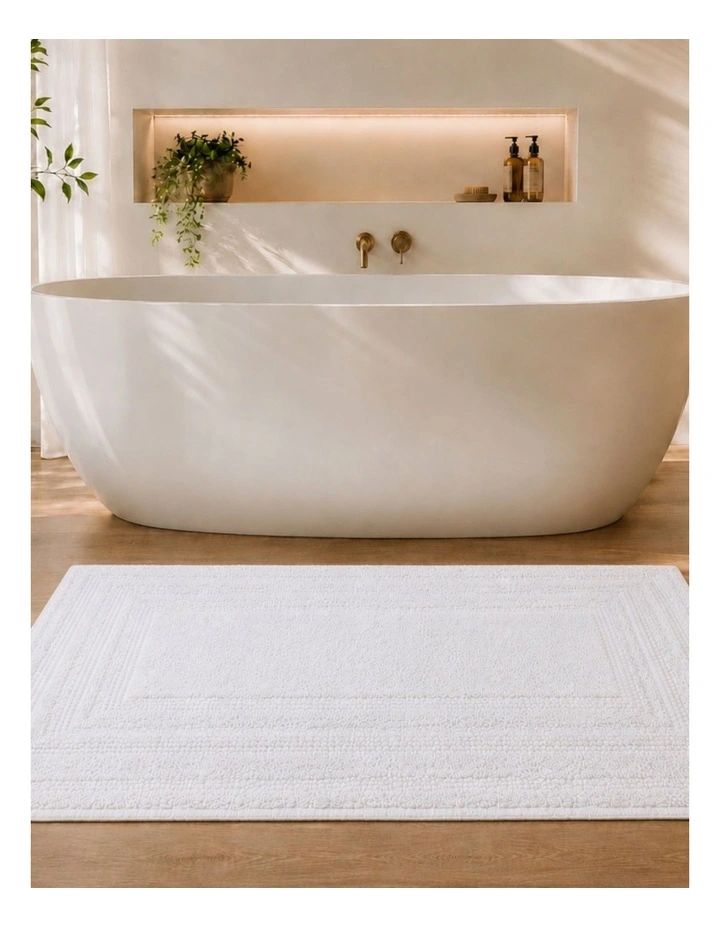 La Grace Home Retreat Organic Cotton Bathmat image 2
