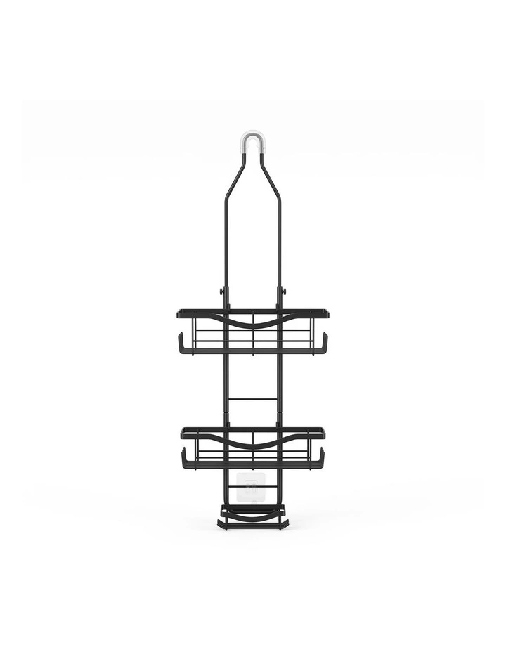 Artiss Shower Caddy Hanging Bathroom Organiser Over Head Black image 3