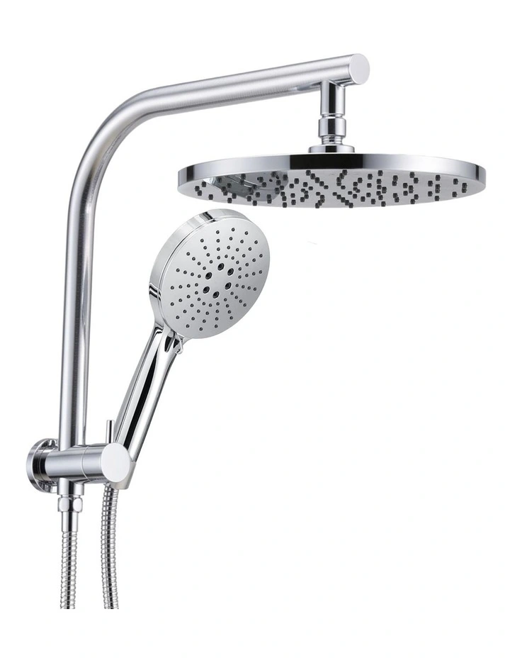 Cefito 10-Inch Rain Shower Head Combo with 3-Function Handheld Shower and 1.5m Hose image 1