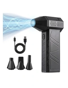 GIANTZ Electric Air Duster 7H Long Runtime Mini Blower for Keyboard PC Cleaning