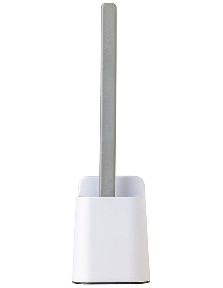 Vigar Essential Eco Wall Mounted Toilet Brush Holder Set White image 2