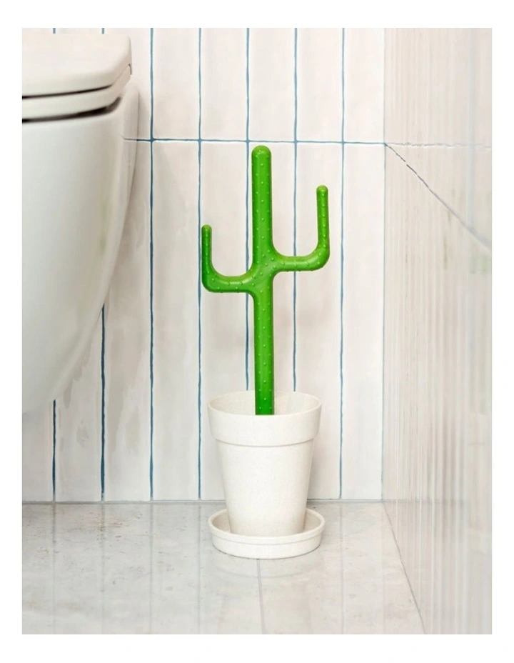 Vigar Cactus Toilet Cleaner Brush With Holder Bathroom Accessory Set image 4