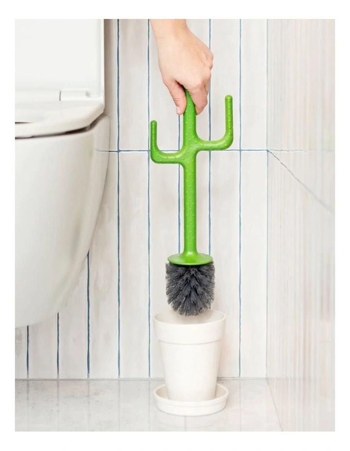 Vigar Cactus Toilet Cleaner Brush With Holder Bathroom Accessory Set image 5