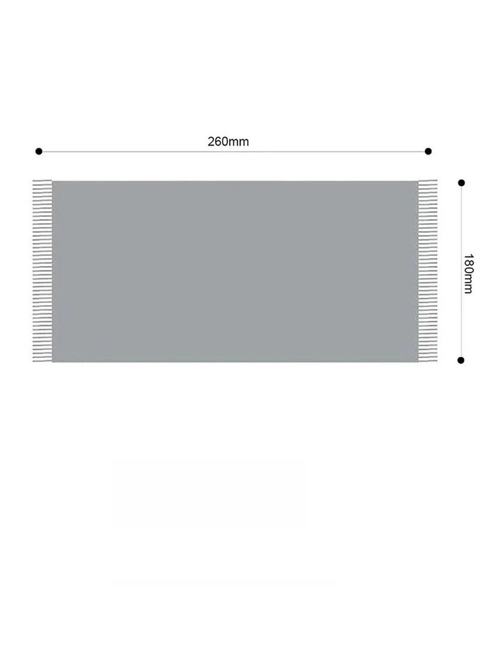 Two-Seater Sofa Cover 180x260cm in Black image 5