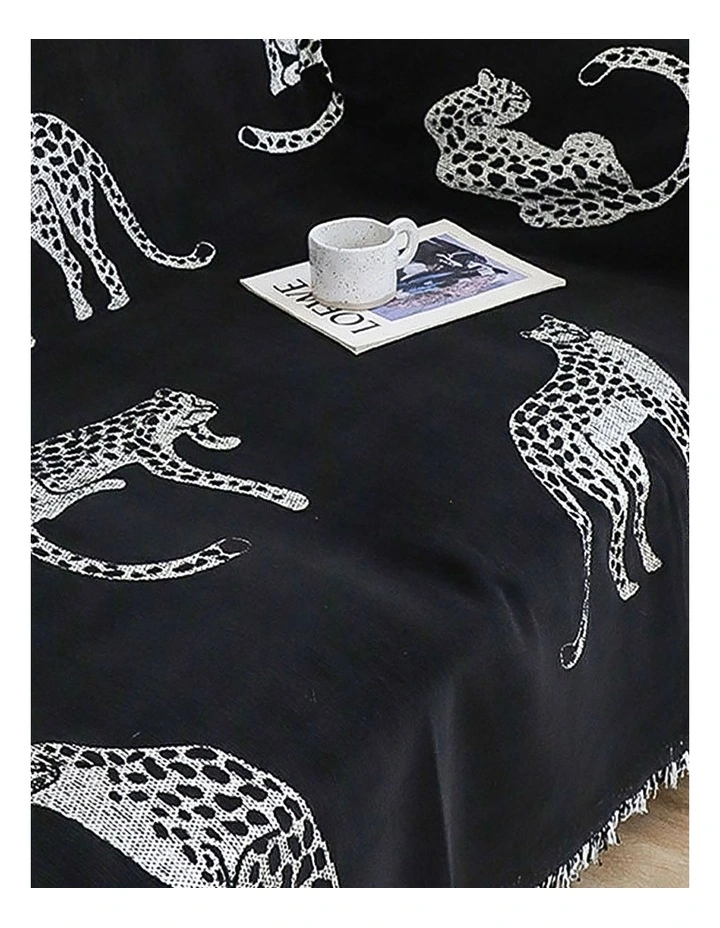 Two-Seater Sofa Cover 180x260cm in Black image 7