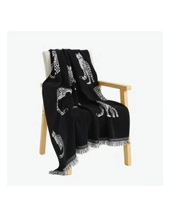Three-Seater Sofa Cover 180x340cm in Black