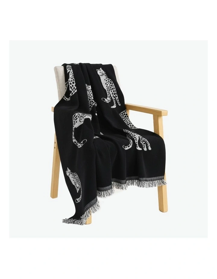 Three-Seater Sofa Cover 180x340cm in Black image 1