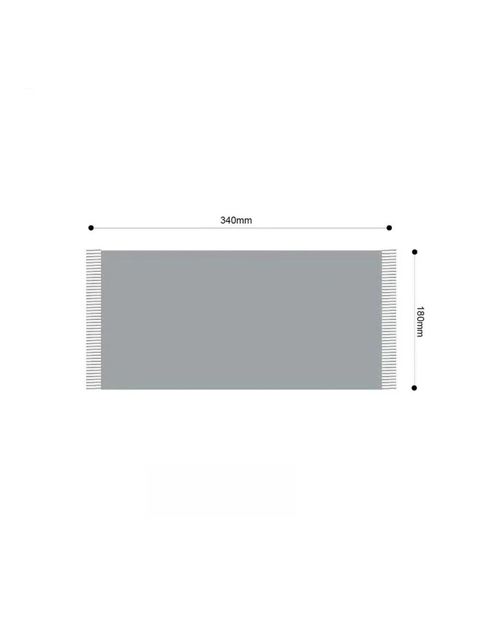 Three-Seater Sofa Cover 180x340cm in Black image 7