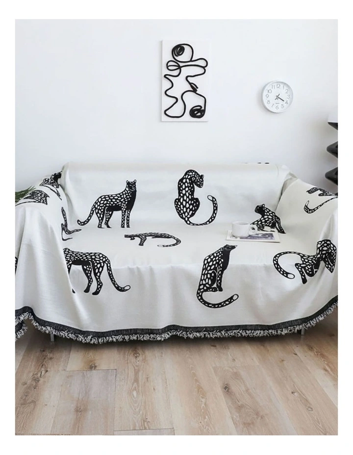 Two-Seater Sofa Cover 180x260cm in White image 3