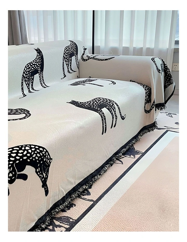 Three-Seater Sofa Cover 180x340cm in White image 7